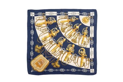 Hermès - Cliquetis Silk Twill Scarf, 1986


Silk t