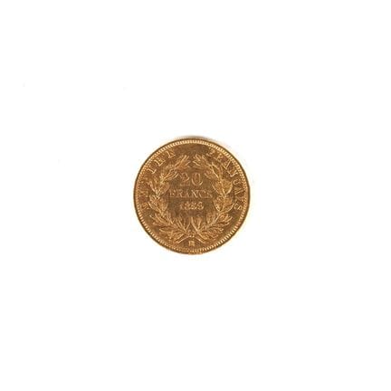 1 x 20 Francs Napoléon III "tête nue" 1859 B, Poid