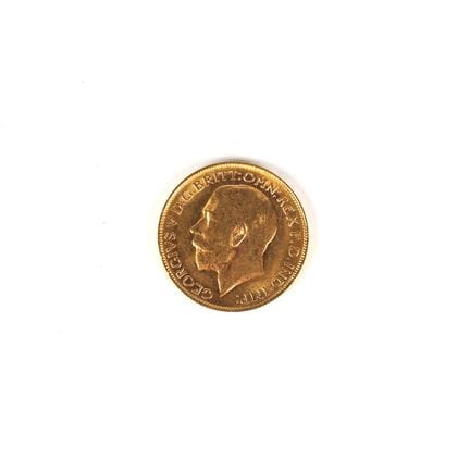 1 x Souverain Georges V, or, 1920, Poids brut : 8 