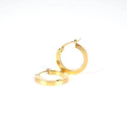 Ein Paar Creolen aus 18 Karat Gelbgold (750/00), R