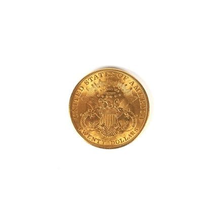1 x 20 Dollars US Liberty Head, or, 1904, Poids br