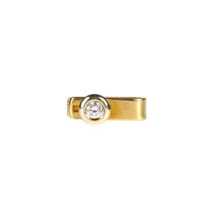 Kleine Brosche aus 18-karätigem Gelbgold (750/00),