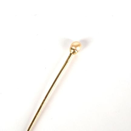Brosche aus 18 Karat Gelbgold (750/oo), mit Adlerk