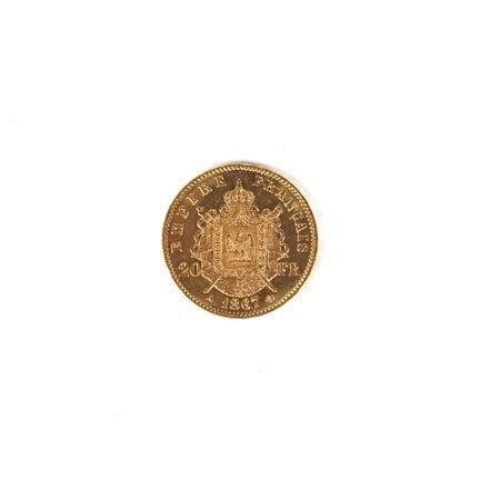 1 x 20 Francs Napoléon III "Tête laurée" 1867 A, P