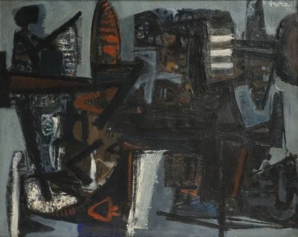 John Harisson LEVEE (1924-2017), "Sans-titre" 1954
