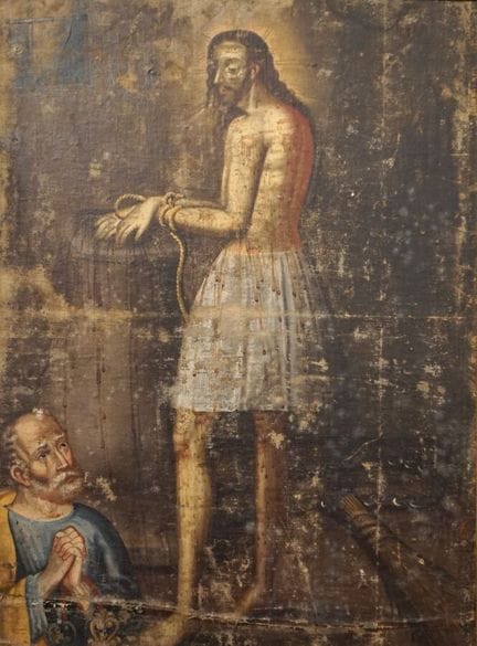 École de Lima du 17ème siècle, "Le Christ en robe"