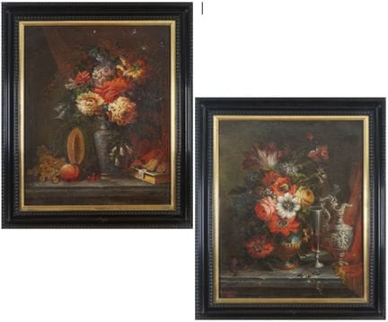 C. MARCHAND (XIXe), "Nature morte au bouquet de fl