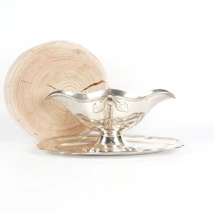 Paul BIBOLLET (act. 1924-1946) : Saucière en argen