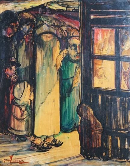 Joseph LACASSE (1894-1975), "Scène d'intérieur" 19