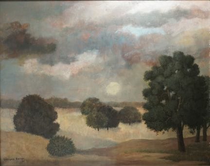 Georges BELLEC (1918-2012), "Paysage" 85, huile su