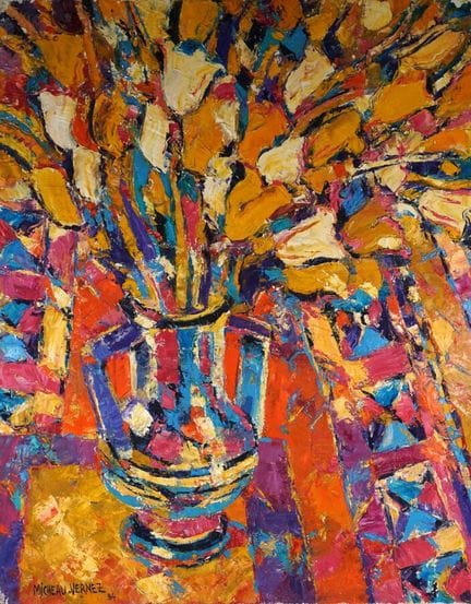 Robert MICHEAU-VERNEZ (1907-1989), "Nature morte a
