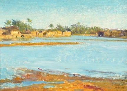 Jacques MAJORELLE (1886-1962), "Égypte, les bords 