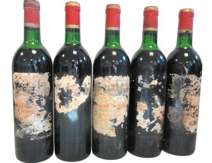 5 Blles CH. CALON SÉGUR St Estèphe GCC 1986
Vestig