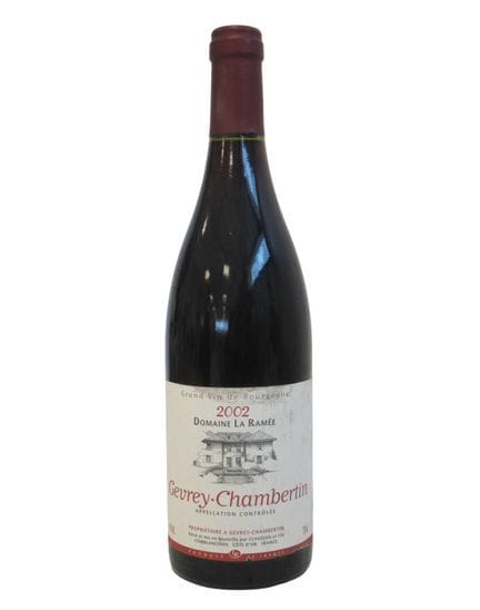 1 Bottle GEVREY CHAMBERTIN Domaine La Ramée 2002
A