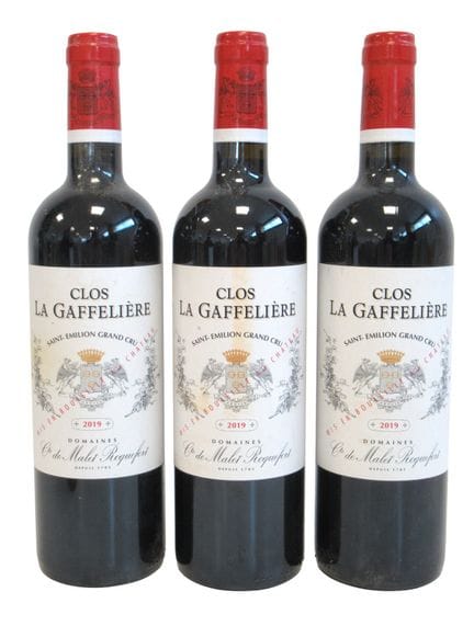 3 bottles of CLOS LA GAFFELIÈRE St. Émilion GC 201