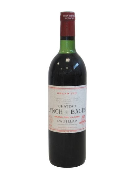 1 Bottle CH. LYNCH BAGES Pauillac GCC 1979
Label f