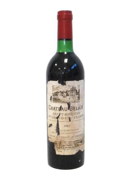 1 Blle CH. BELAIR St Emilion 1er GCC 1982
Et. stai