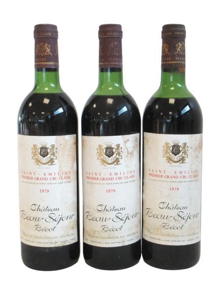 3 Beautiful CH. BEAUSÉJOUR-BÉCOT St. Emilion 1er G