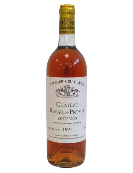 1 Bottle CH. RABAUD-PROMIS Sauternes 1er GCC 1991
