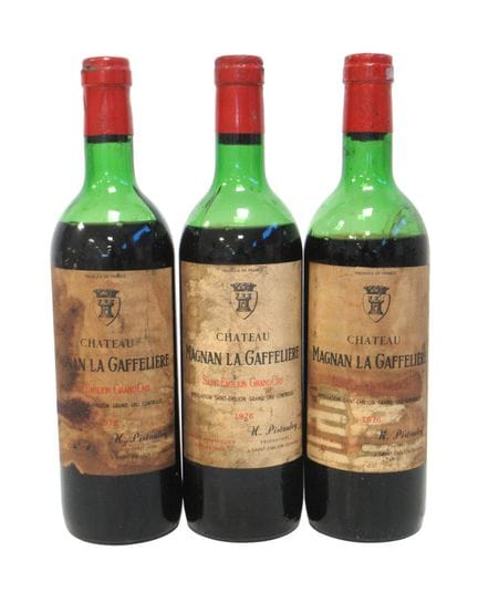 3 Blles CH. MAGNAN LA GAFFELIÈRE St Emilion GC 197