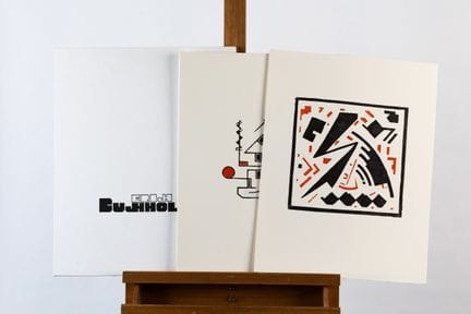 Erich Buchholz, After
"12 Holzschnitte," 1986 
Alb