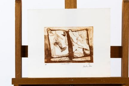 Stanislas LELIO (1927–2003)
"Au coude à coude," 19
