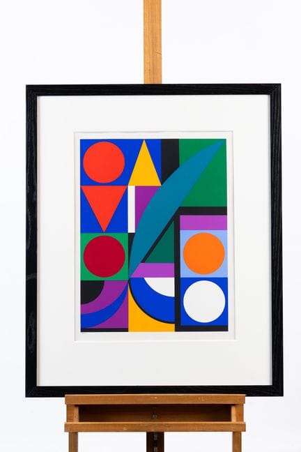 Auguste HERBIN (1882-1960) 
«Abstracción geométric