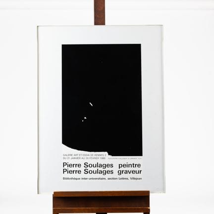 "Pierre Soulages pittore, Pierre Soulages incisore