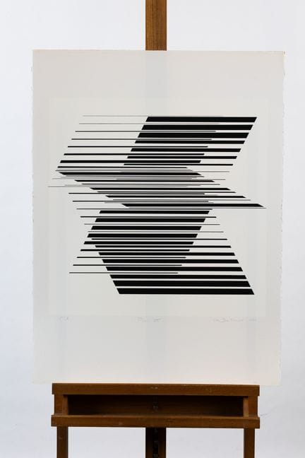 Ode BERTRAND (born in 1930)
"Plan VI," 1990
Silksc