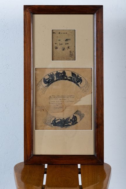 Jean MAYODON (1993-1967)
2 Dessins à l'encre sur c