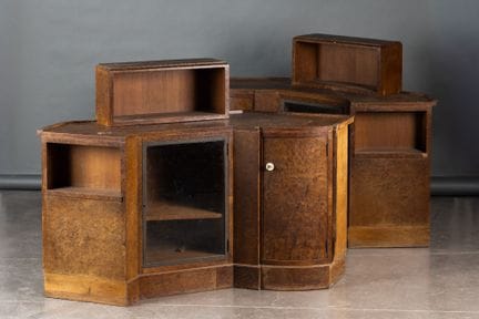 Jules LELEU (attribué à)  
Paire d’encoignures en 