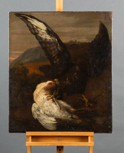 Ecole flamande de la fin du XIXe siècle 
Aigle att