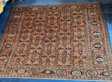 Keschan rug (cotton warp and weft, wool pile), cen