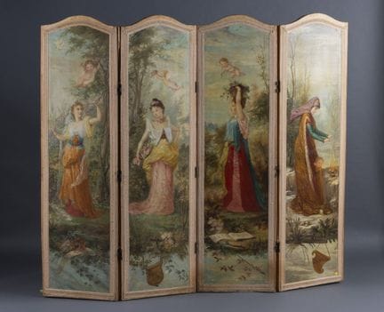 Marie HUMBERT BARON, 20th century
Four-panel arche
