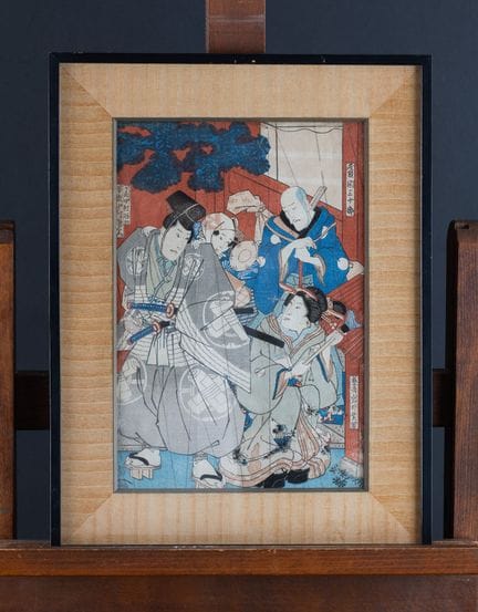 Utagawa Toyokuni III (Japon, 1786-1865)
Deux estam