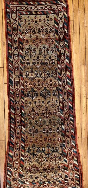 Alfombra del norte-noroeste de Persia (urdimbre y 