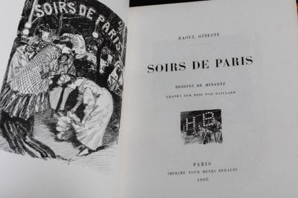 Gineste (Raoul) – Minartz (Tony): „Soirs de Paris“