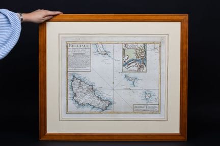 Brion de la Tour Louis
Mapa de Belle-Île con parte