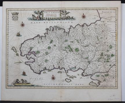 Blaeu (Willem) - Blaeu (Joann) Britannia Ducatus, 