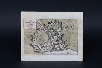 Mapa de Belle-Île-en-Mer. Plano de la ciudad y la 