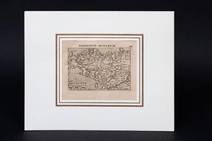 Bertius (Petrus) - Mapa de Bretaña: 3 mapas pequeñ