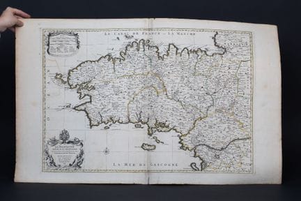 Moullart-Sanson (Pierre) Bretaña dividida en sus n