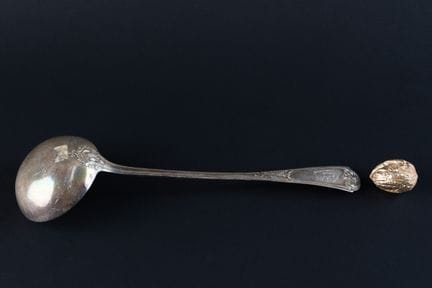 LOUCHE en argent (950).
PARIS, PUIFORCAT, ap. 1857
