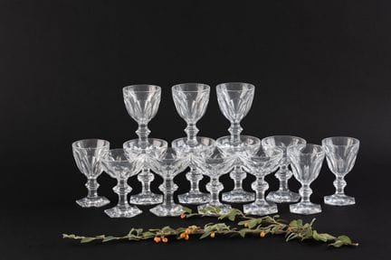 BACCARAT
Modèle Harcourt
Partie de service de verr