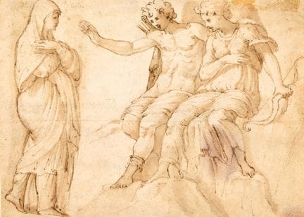 École italienne du début du XVIIIème siècle
Latone