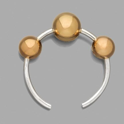 Bracciale aperto 
in oro bianco 18 carati (750), i