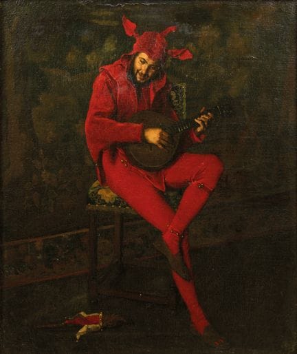 Ferdinand ROYBET (1840-1920)
Il Triboulet
Olio su 