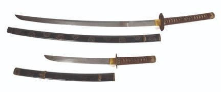 Daisho con montature:

- Tanto shinto
GIAPPONE - P