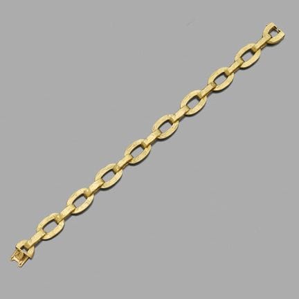 Bracciale 
in oro 18 carati (750) con finitura str