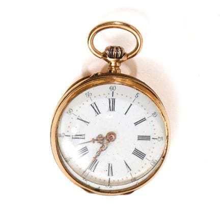 Orologio da polso in oro giallo 18 carati, quadran